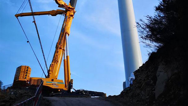 来了！首台XCA1200_I落户广东，，，，，中国风电吊装千吨级阵营再添劲旅