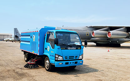 币游扫路车交付安哥拉机场使用