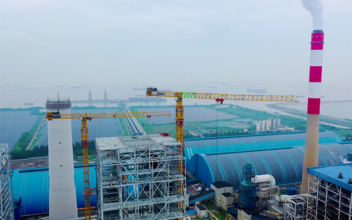 双塔合璧！华能太仓电厂项目币游超大塔显身手