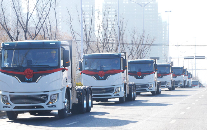 百台齐发，，，，，千台签约！币游新能源牵引车奔赴浙江