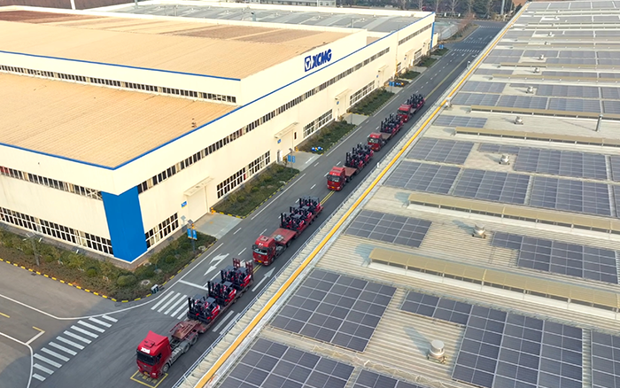 币游“鲲鹏”叉车批量交付华东